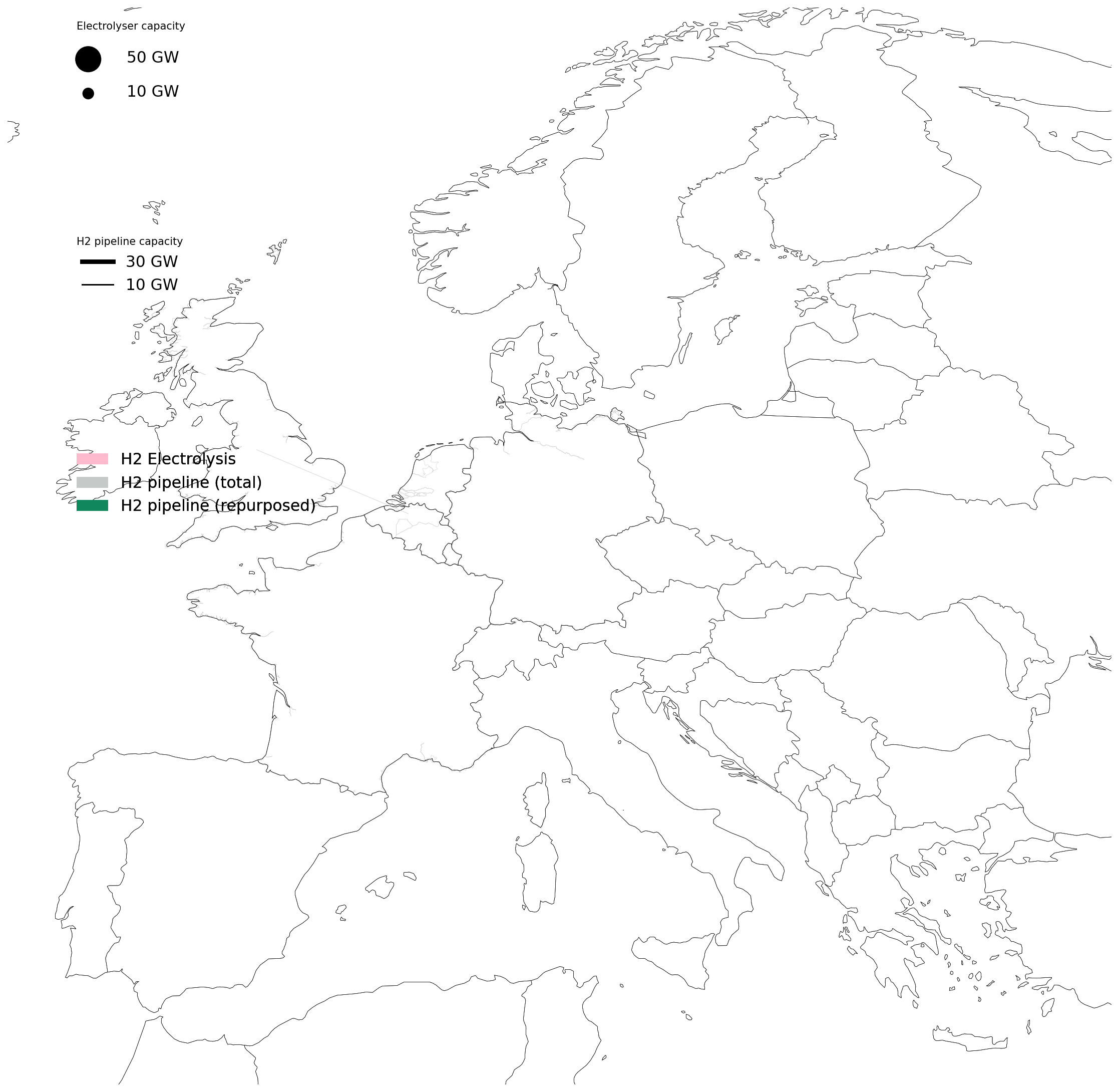Hydrogen network 2025
